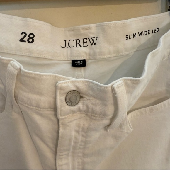 J. Crew White Cropped Ankle Jeans - Picture 3 of 8